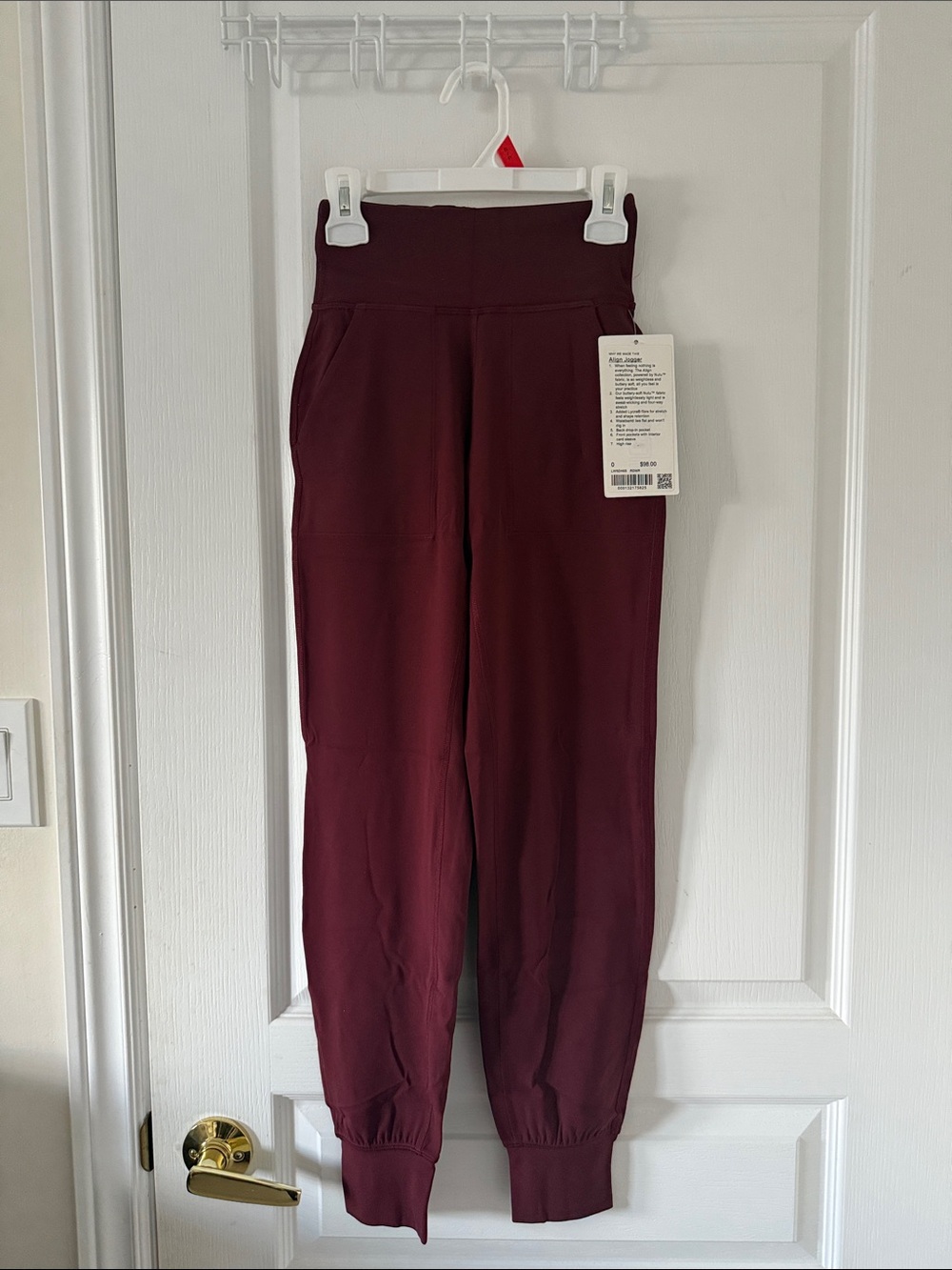 Lululemon Burgundy Align Jogger Pants